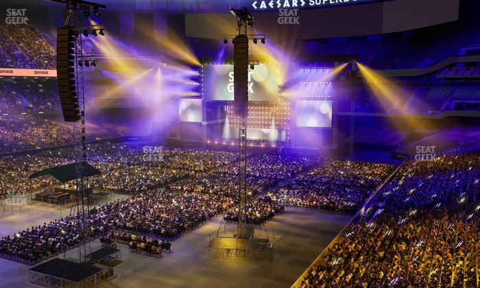 Caesars Superdome - Section 343 Seat View