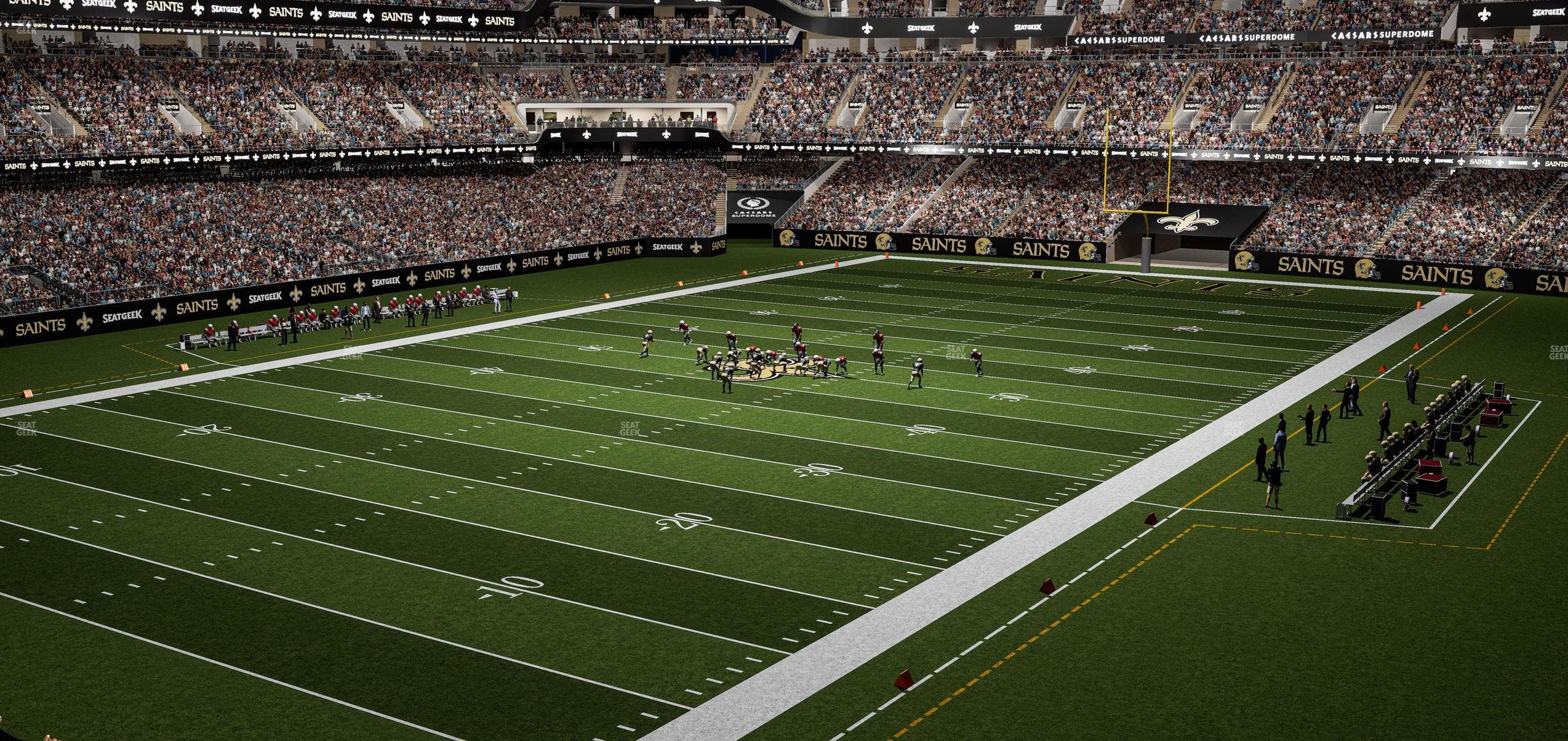 Caesars Superdome - Section 344 C Seat View