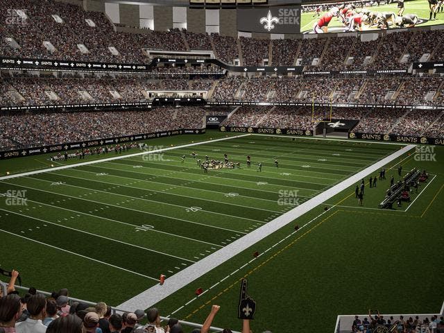 Caesars Superdome - Section 344 C Seat View