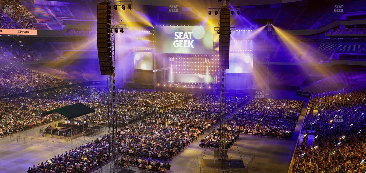 Caesars Superdome - Section 344 C Seat View