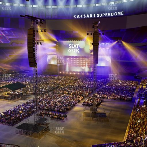 Caesars Superdome - Section 344 C Seat View