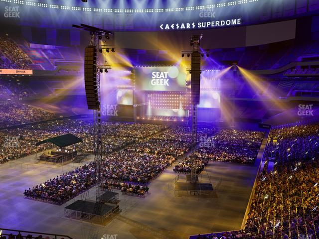 Caesars Superdome - Section 344 C Seat View Caesars Superdome - Section 344 C Seat View