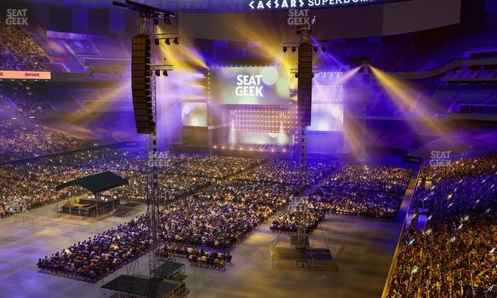 Caesars Superdome - Section 344 C Seat View