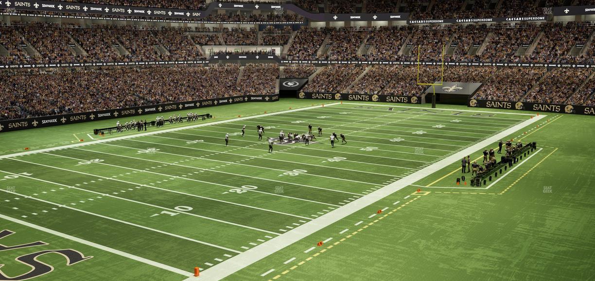 Caesars Superdome - Section 344 C Seat View