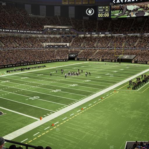 Caesars Superdome - Section 344 C Seat View