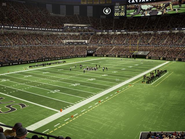 Caesars Superdome - Section 344 C Seat View