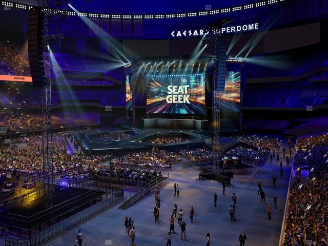 Caesars Superdome - Section 344 C Seat View