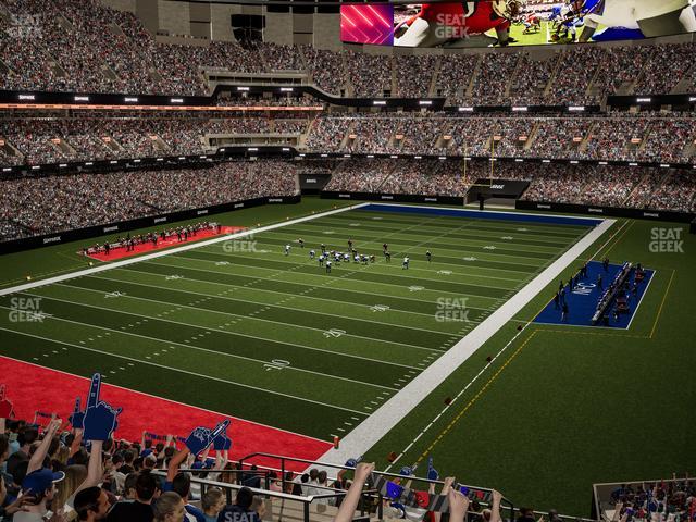 Caesars Superdome - Section 344 Seat View Caesars Superdome - Section 344 Seat View