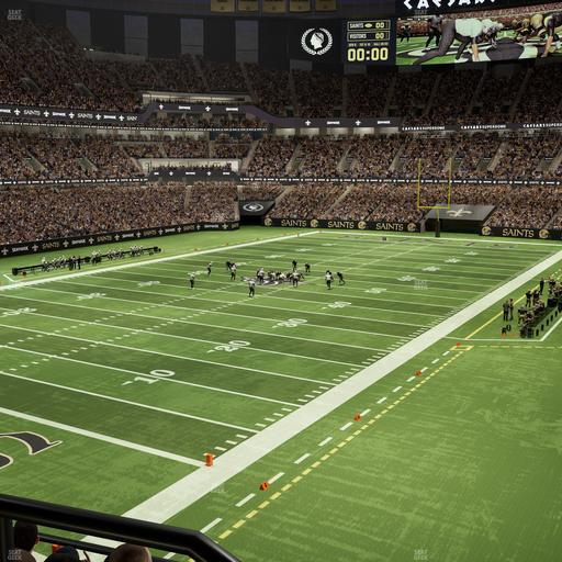 Caesars Superdome - Section 344 Seat View