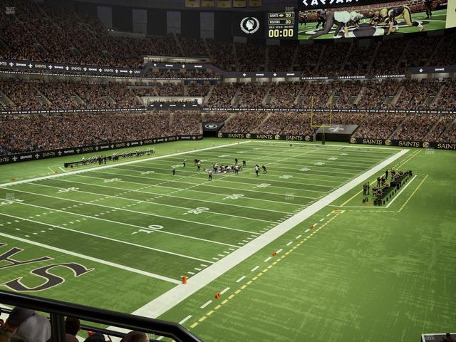 Caesars Superdome - Section 344 Seat View