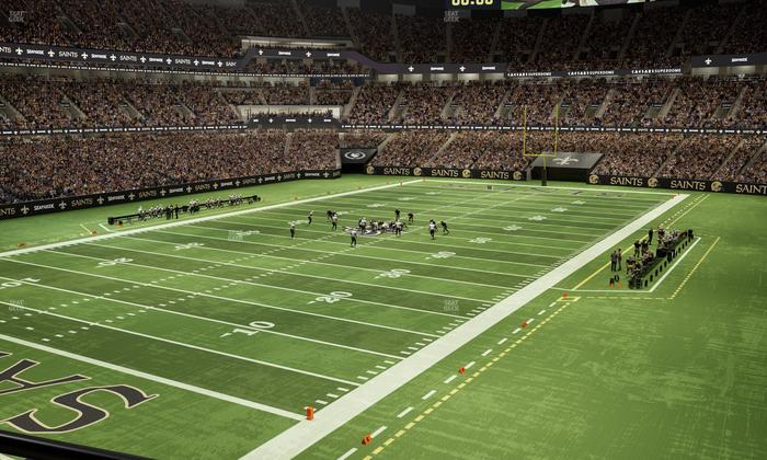 Caesars Superdome - Section 344 Seat View