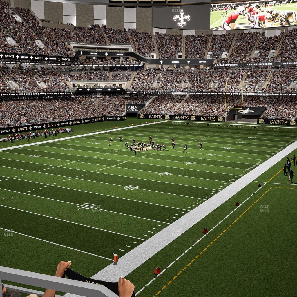 Caesars Superdome - Section 344 Seat View