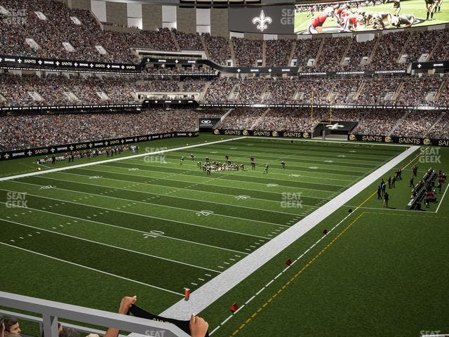 Caesars Superdome - Section 344 Seat View