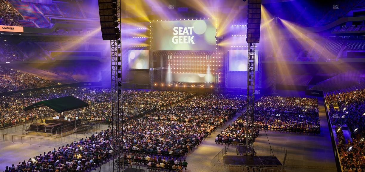 Caesars Superdome - Section 344 Seat View