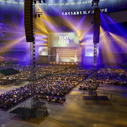 Caesars Superdome - Section 344 Seat View