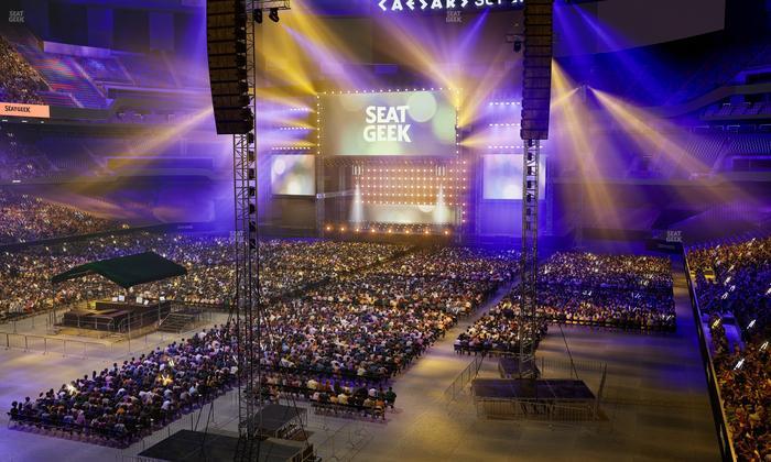 Caesars Superdome - Section 344 Seat View