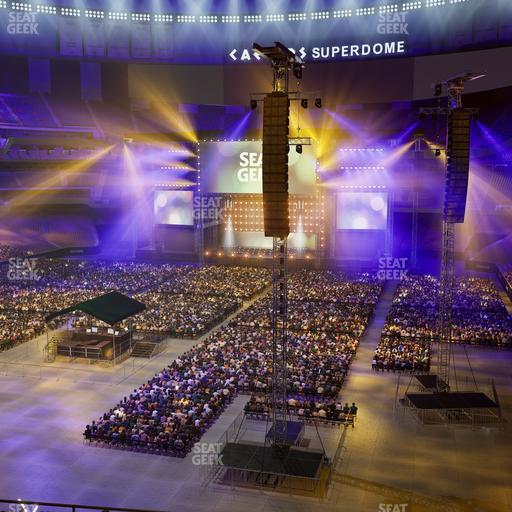 Caesars Superdome - Section 345 Seat View