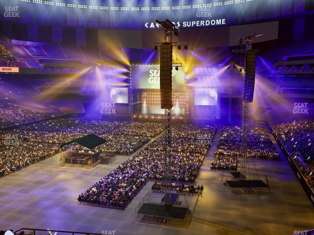 Caesars Superdome - Section 345 Seat View Caesars Superdome - Section 345 Seat View