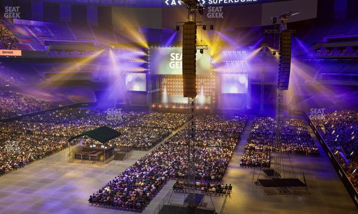 Caesars Superdome - Section 345 Seat View