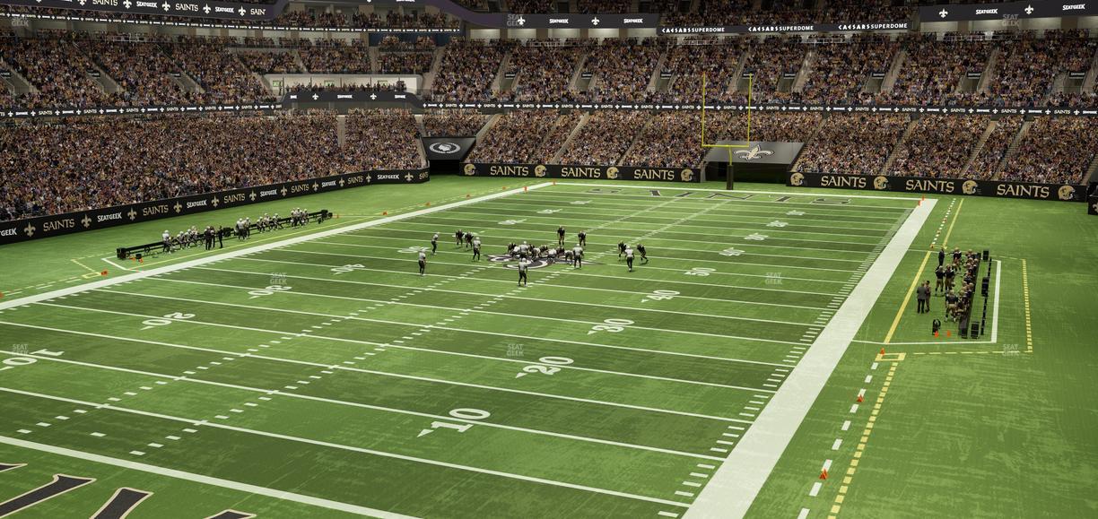 Caesars Superdome - Section 345 Seat View