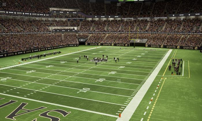 Caesars Superdome - Section 345 Seat View