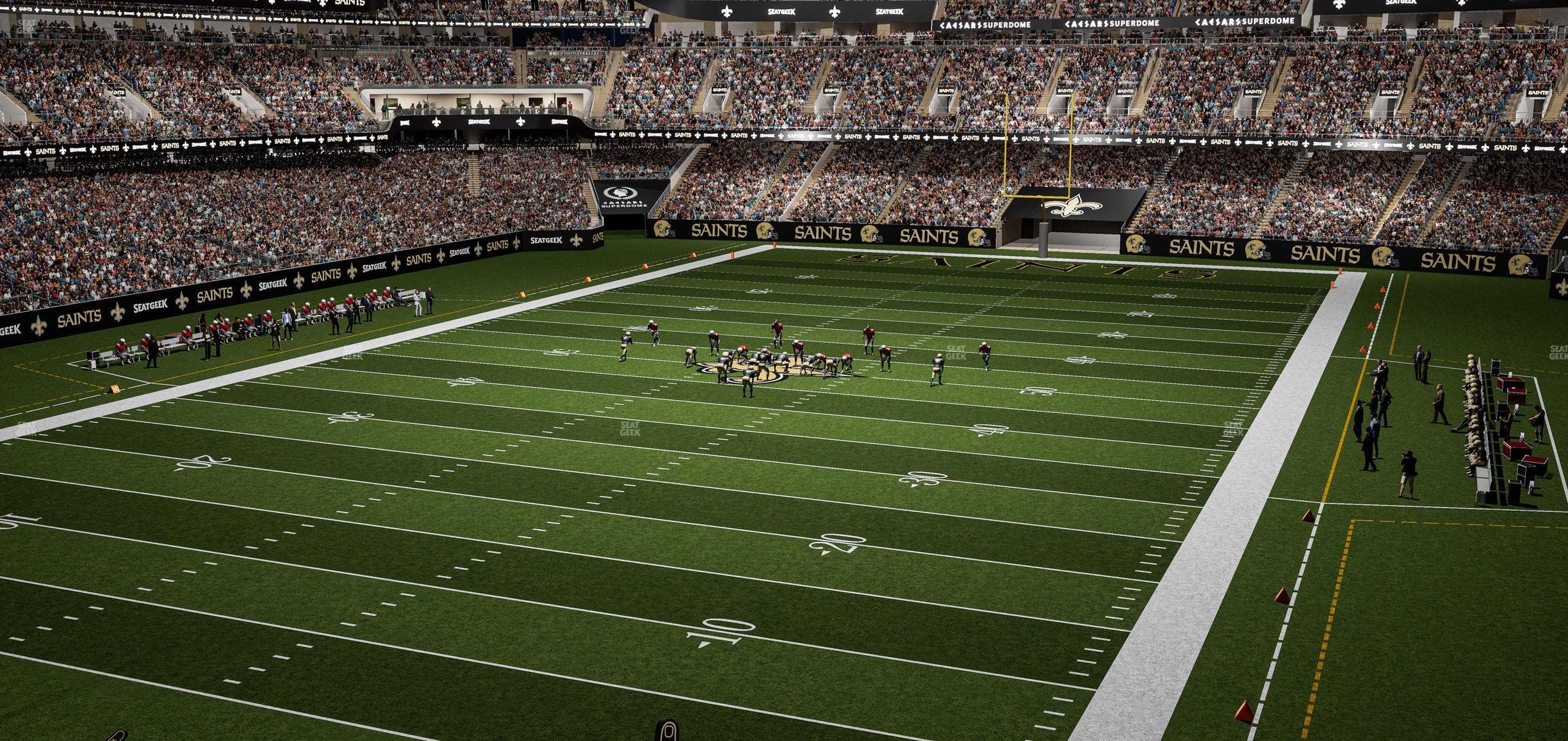 Caesars Superdome - Section 345 Seat View
