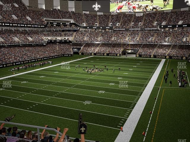 Caesars Superdome - Section 345 Seat View