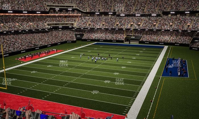 Caesars Superdome - Section 345 Seat View