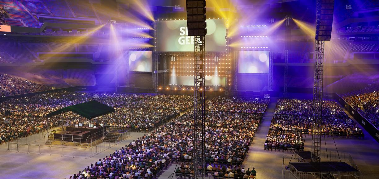 Caesars Superdome - Section 345 Seat View