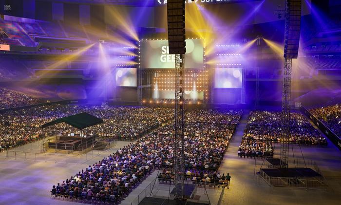 Caesars Superdome - Section 345 Seat View