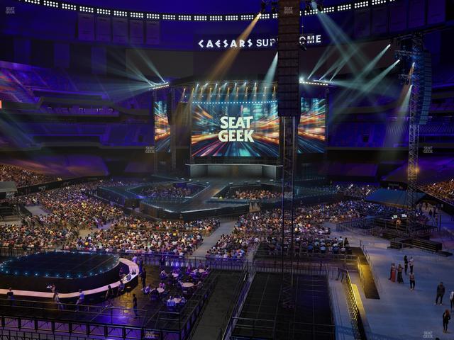 Caesars Superdome - Section 346 Seat View