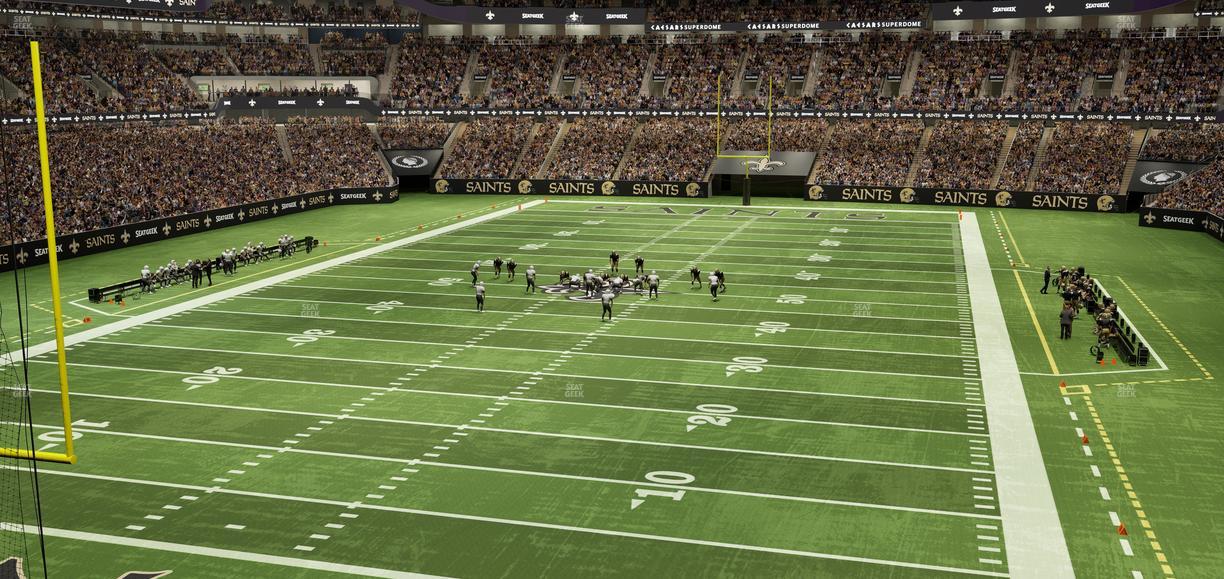 Caesars Superdome - Section 346 Seat View