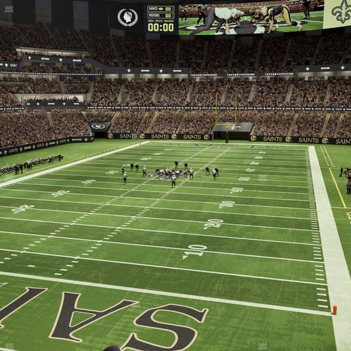 Caesars Superdome - Section 346 Seat View