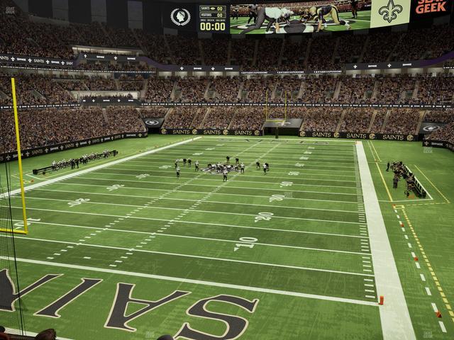 Caesars Superdome - Section 346 Seat View