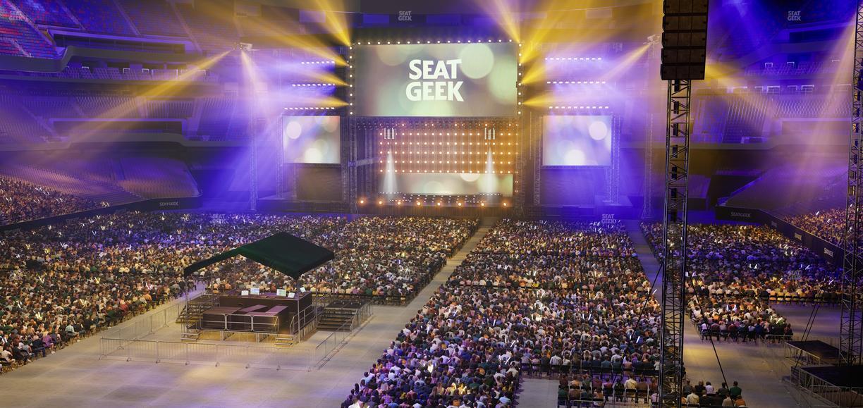 Caesars Superdome - Section 346 Seat View