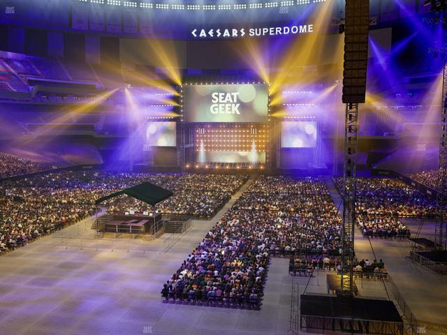 Caesars Superdome - Section 346 Seat View