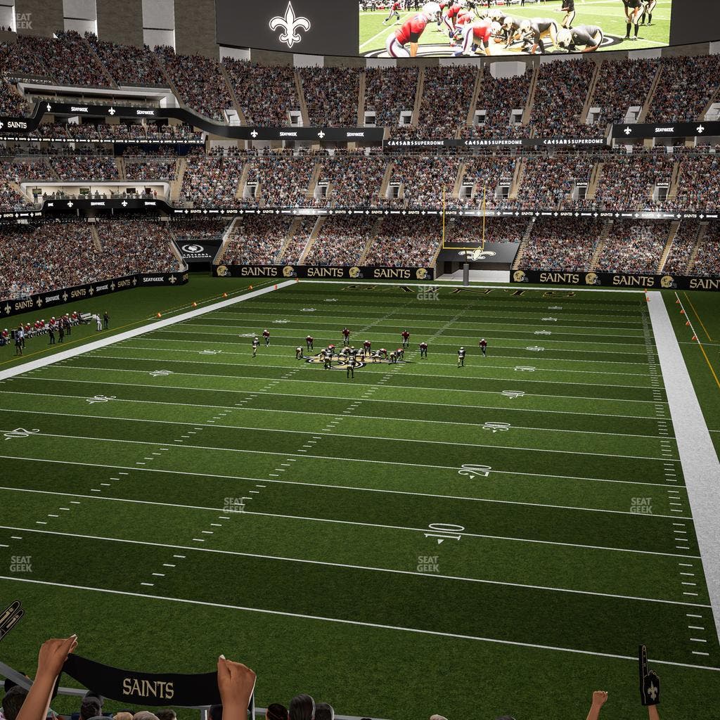 Caesars Superdome - Section 346 Seat View