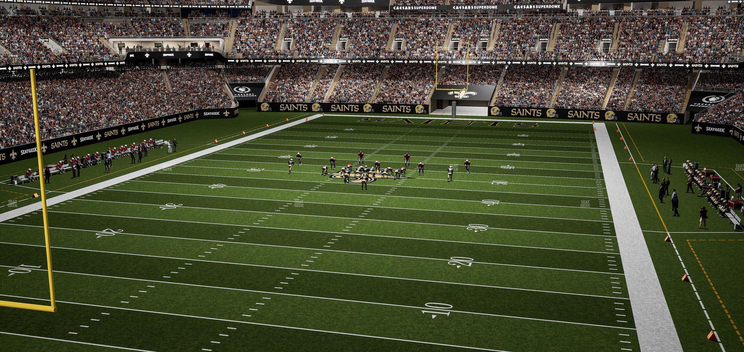 Caesars Superdome - Section 346 Seat View