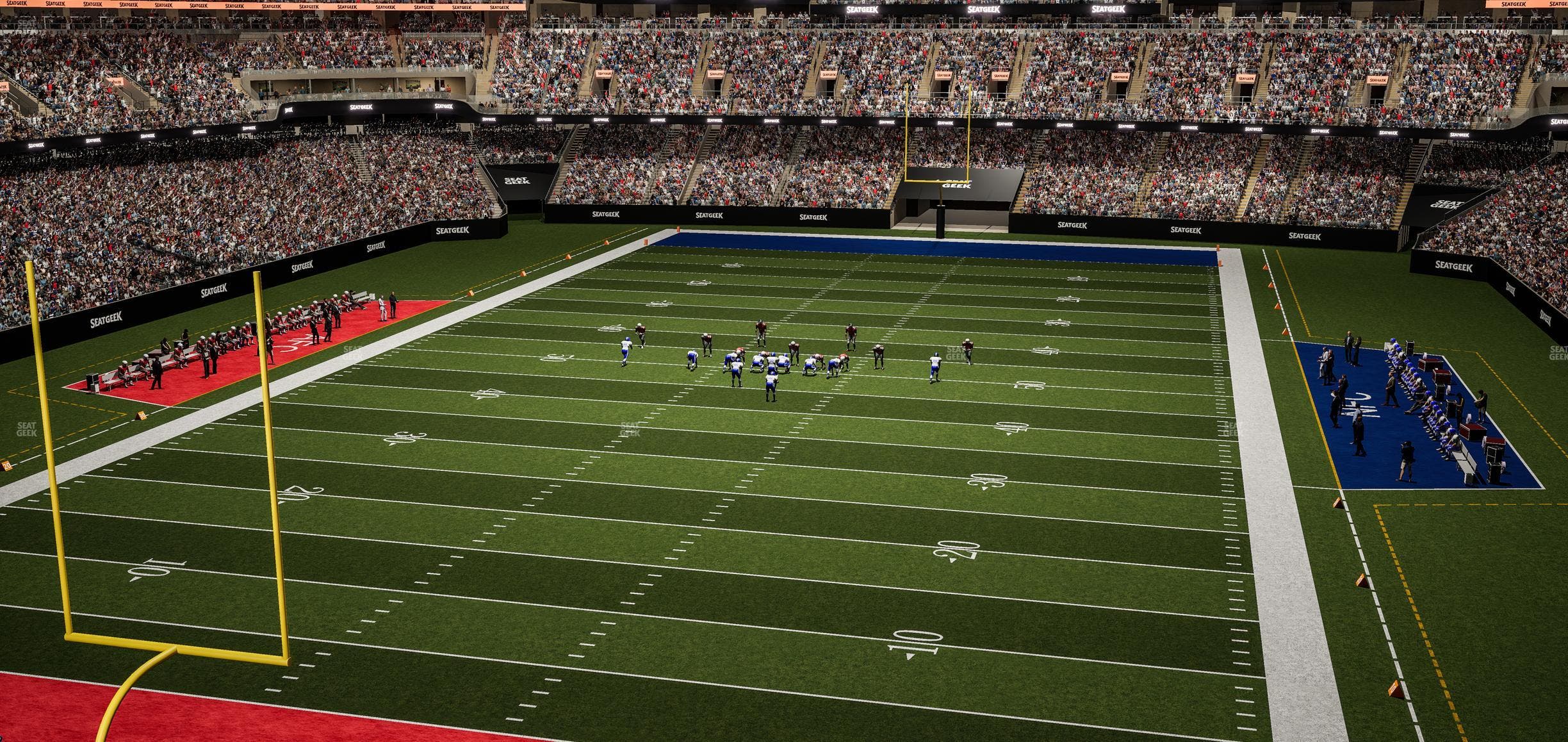 Caesars Superdome - Section 346 Seat View