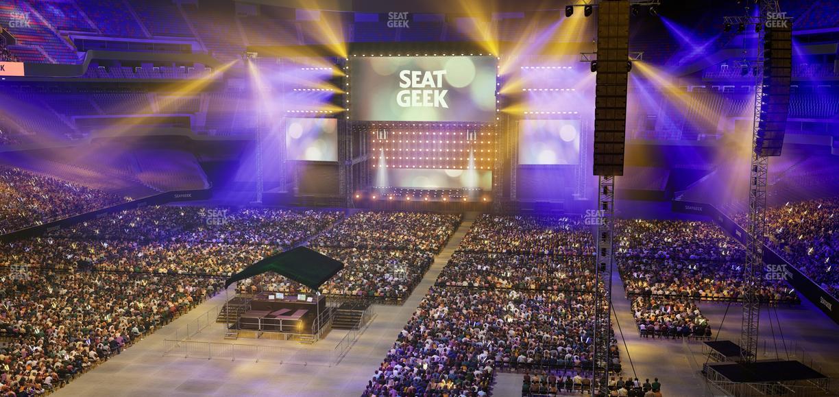 Caesars Superdome - Section 346 Seat View