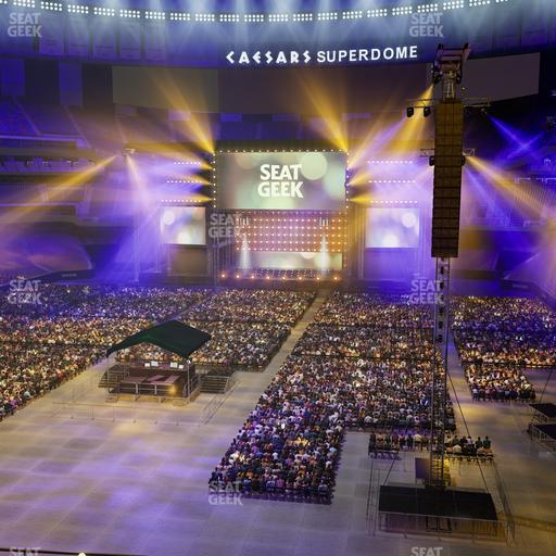 Caesars Superdome - Section 346 Seat View