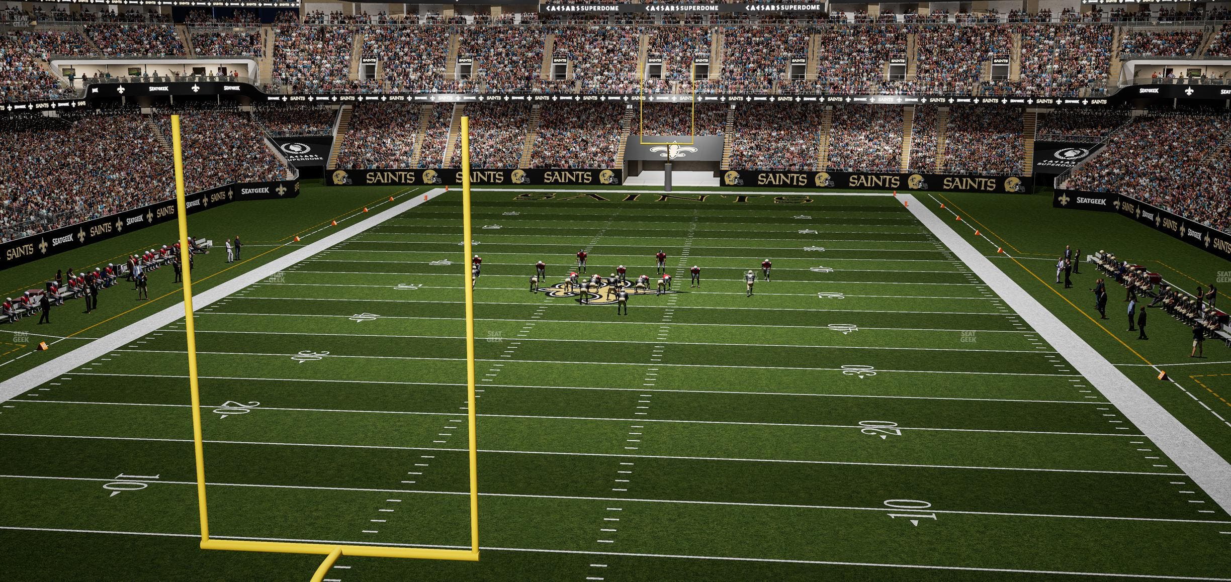 Caesars Superdome - Section 347 Seat View