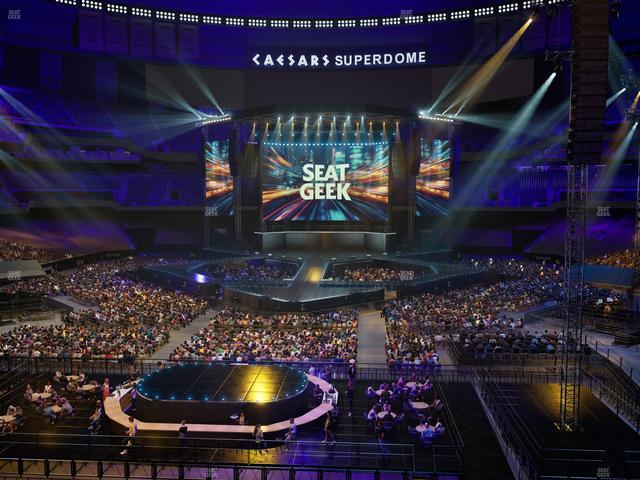 Caesars Superdome - Section 347 Seat View