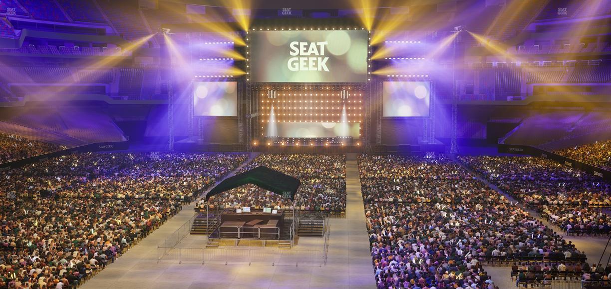 Caesars Superdome - Section 347 Seat View