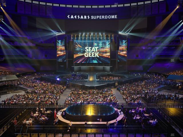 Caesars Superdome - Section 348 Seat View
