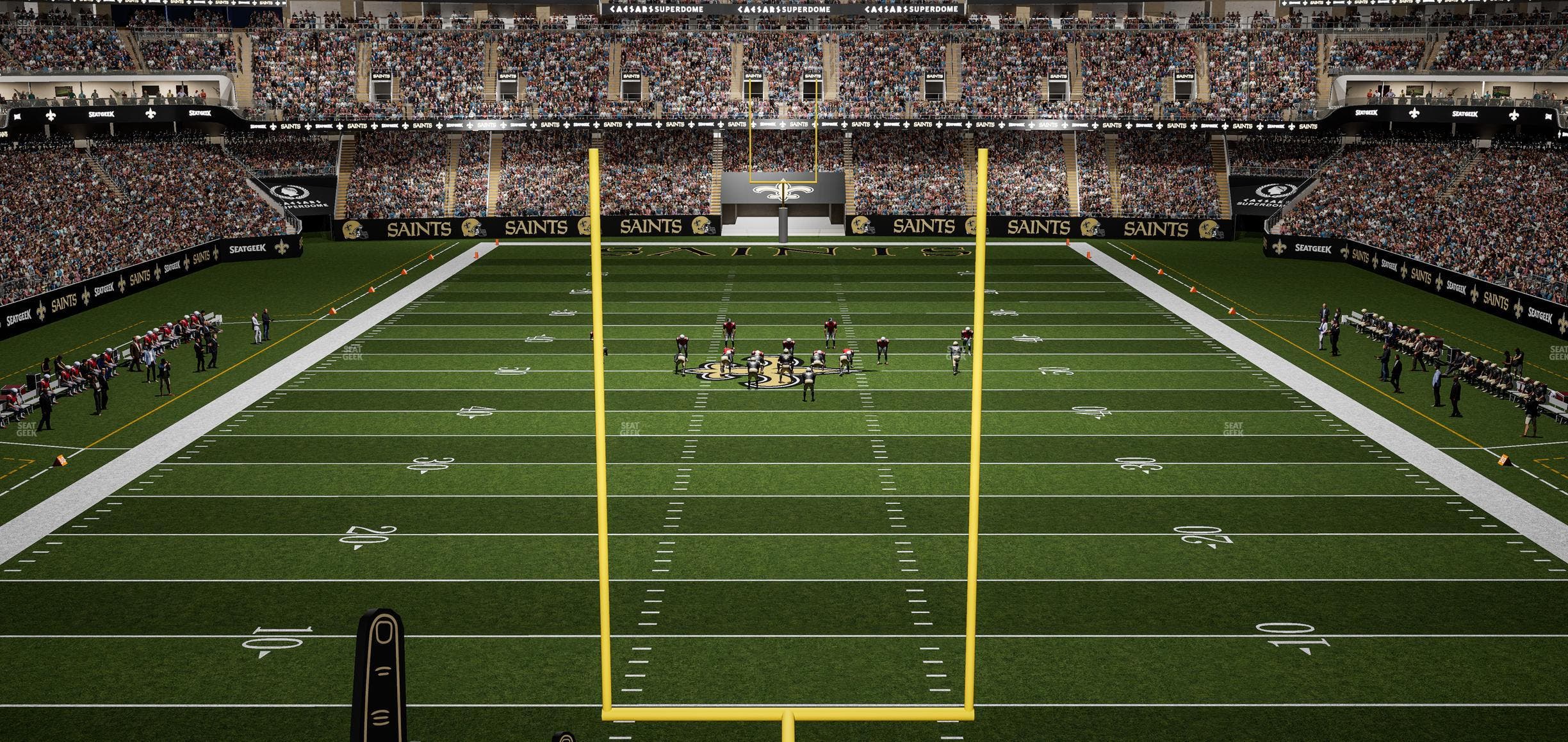 Caesars Superdome - Section 348 Seat View