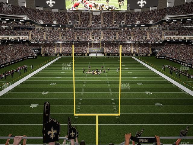 Caesars Superdome - Section 348 Seat View