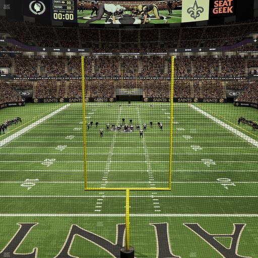 Caesars Superdome - Section 348 Seat View