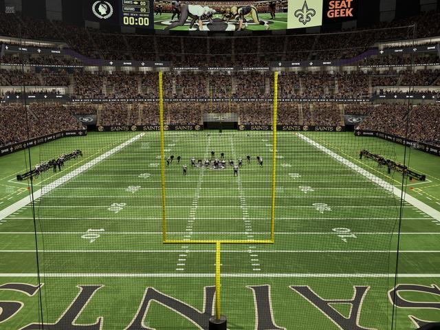 Caesars Superdome - Section 348 Seat View
