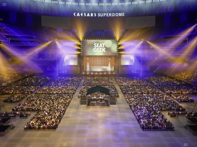 Caesars Superdome - Section 348 Seat View